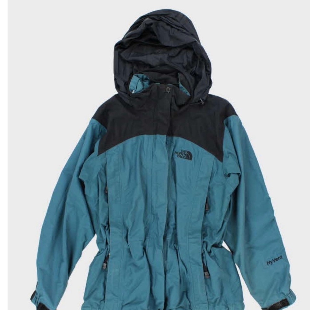 The North Face Teal and Black Outdoor Jacket